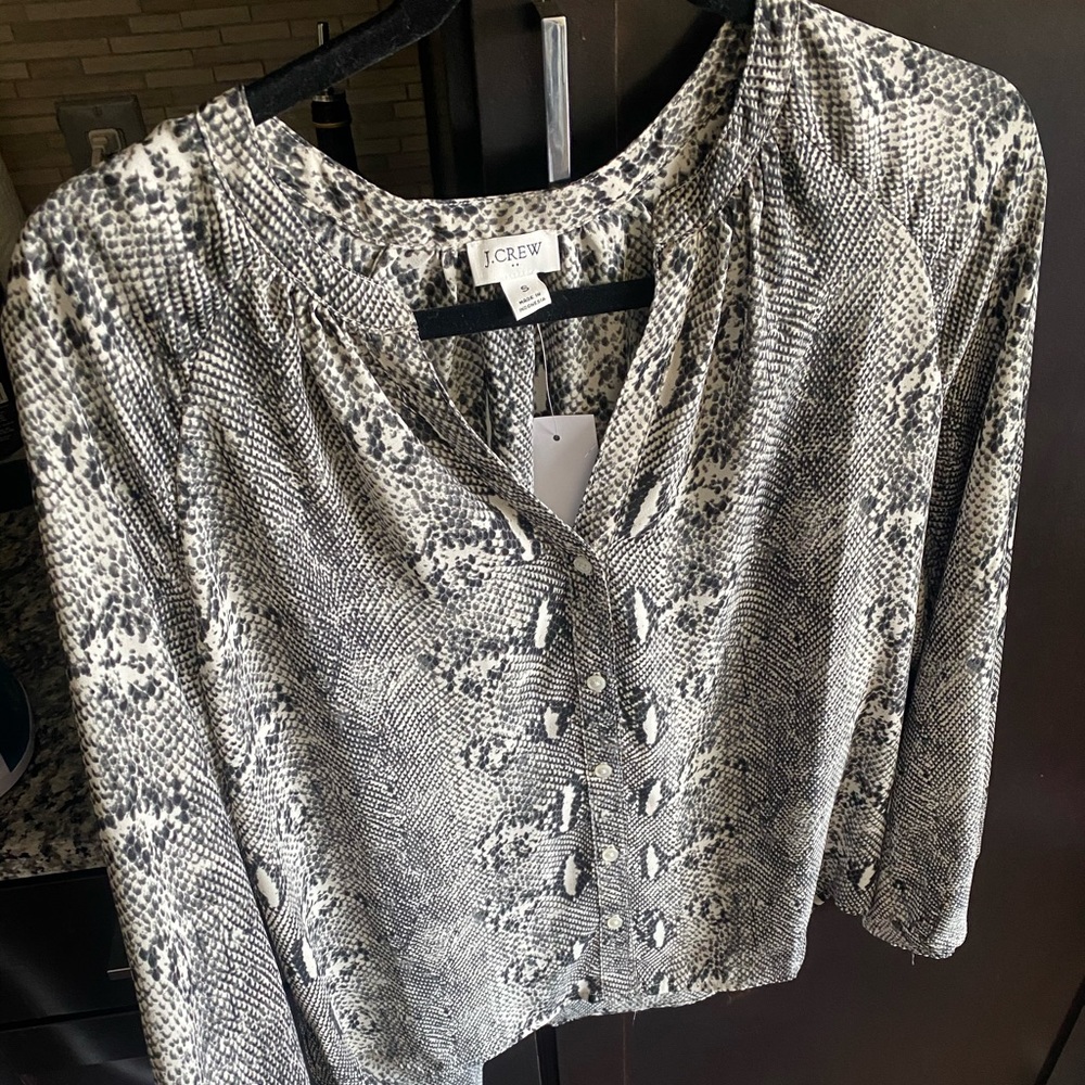 Animal Print Blouse